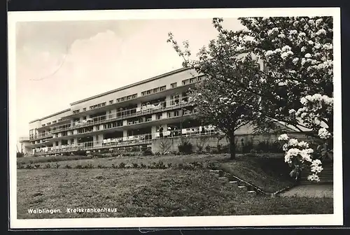 AK Waiblingen, Ansicht vom Kreiskrankenhaus