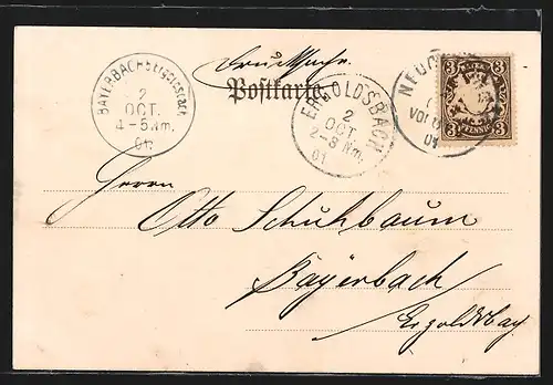 AK Altötting, Blick zur Kirche