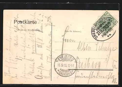 AK Langebrück, Albertstrasse