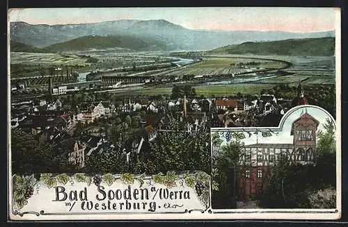 AK Bad Sooden a.d. Werra, Ortsansicht, Panorama