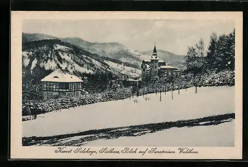 AK Sülzhayn, Blick auf Sanatorium Waldhaus