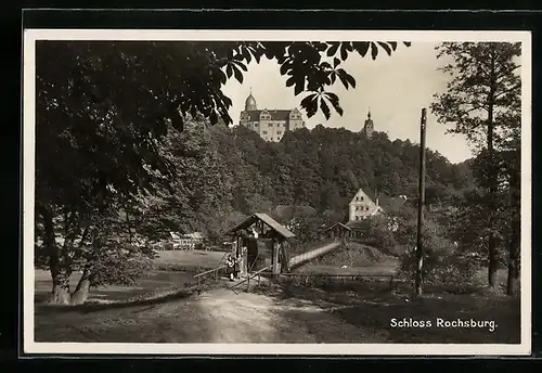 AK Rochsburg, Schloss Rochsburg, Brücke