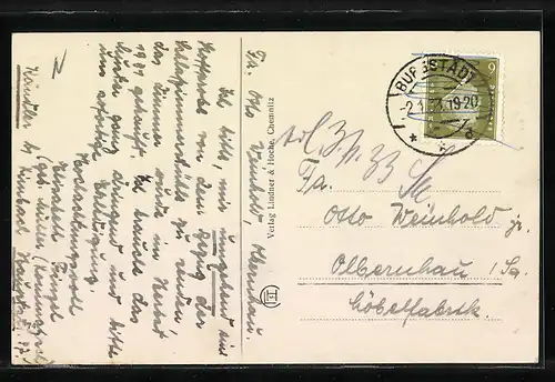 AK Rochsburg, Schloss Rochsburg, Brücke