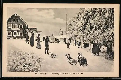 AK Feldberg i.T., Ski- und Rodelfahrer