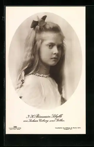 AK I. H. Prinzessin Sibylle von Sachsen-Coburg-Gotha