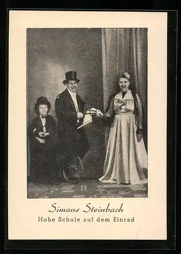 AK Simons Steinbach, Hohe Schule auf dem Einrad