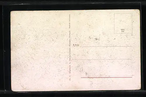 AK Vossenhütte, Blick auf Häuser