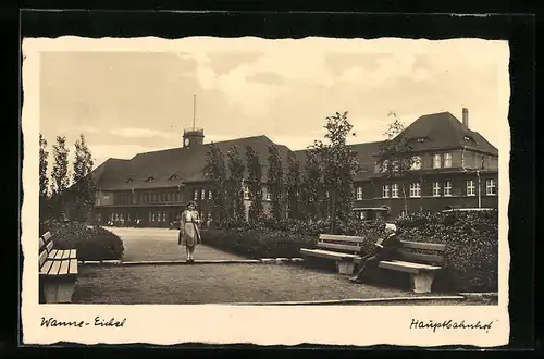 AK Wanne-Eickel, Partie am Hauptbahnhof