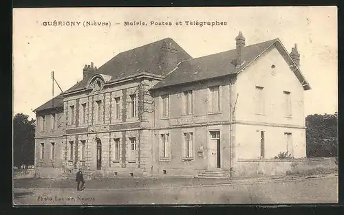 AK Guérigny, Mairie, Postes et Télégraphes