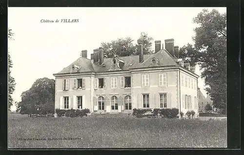 AK Villars, Château, Motiv vom Schloss