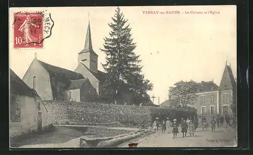 AK Tamnay-en-Bazois, Le Château et l`Eglise