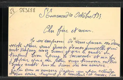 AK Lucenay-les-Aix, Rue Neuve, Strassenpartie