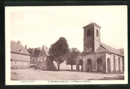 AK Poiseux, La Place et l`Eglise