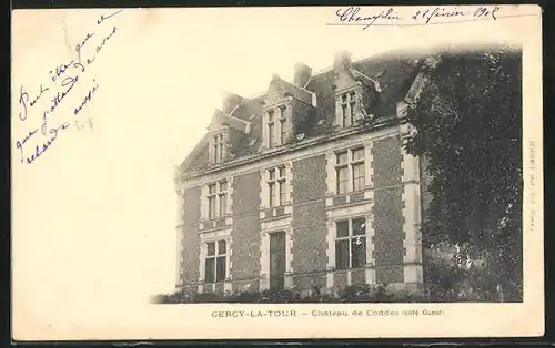 AK Cercy-la-Tour, Chateau de Coddes