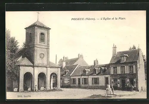 AK Poiseux, L'Eglise et la Place