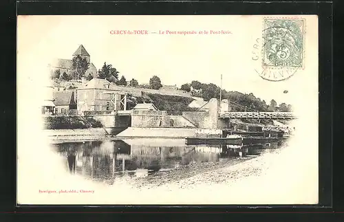 AK Cercy-la-Tour, Le Pont suspendu et le Pont-levis