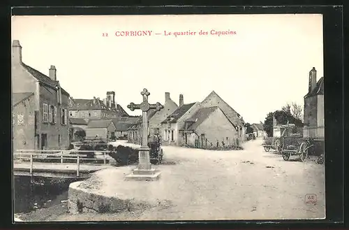 AK Corbigny, Le quartier des Capucins