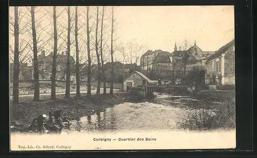 AK Corbigny, Quartier des Bains