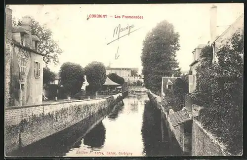 AK Corbigny, Les Promenades
