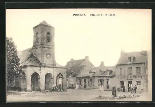 AK Poiseux, L'Eglise et la Place