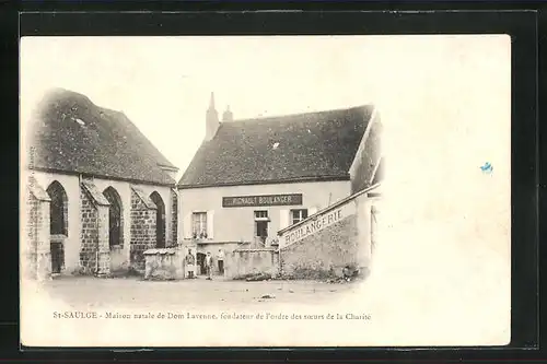 AK Saint-Saulge, Maison natale de Dom Lavenne, fondateur de l`ordre des soeurs de la Charité