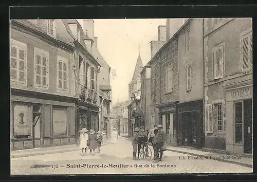 AK Saint-Pierre-le-Moutier, Rue de la Fontaine