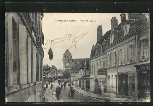 AK Cosne-sur-Loire, Rue Saint-Agnan