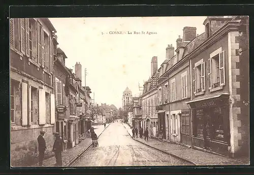 AK Cosne, La Rue Saint Agnan
