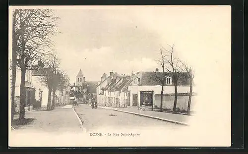 AK Cosne, La Rue Saint-Agnan