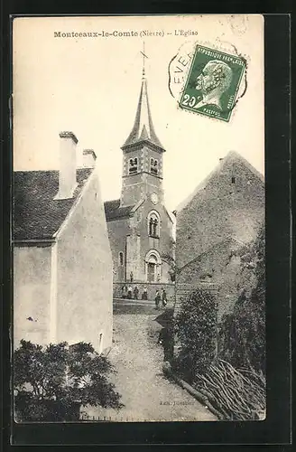 AK Montceaux-le-Comte, L`Eglise