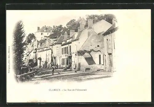 AK Clamecy, La Rue de l`Abreuvoir