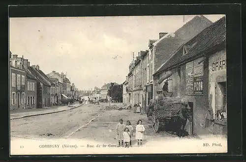 AK Corbigny, Rue de la Gare