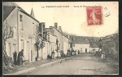 AK Parigny-les-Vaux, Route de Pugues-les-Eaux