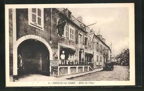 AK Pouilly-sur-Loire, Hôtel de l`Ecu