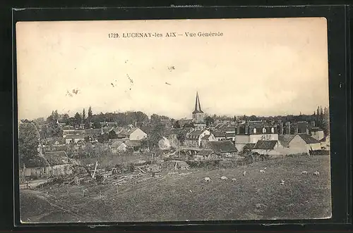 AK Lucenay-les-Aix, Vue Gènèrale