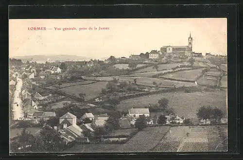 AK Lormes, Vue générale prise de la Justice