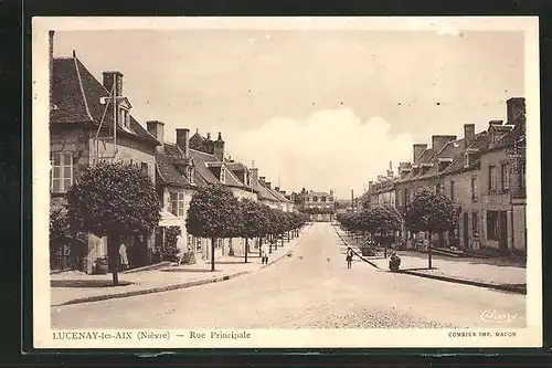 AK Lucenay-les-Aix, Rue Principale