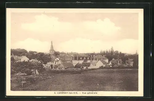 AK Lucenay-les-Aix, Vue générale