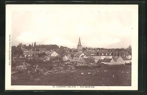 AK Lucenay-les-Aix, Vue Générale