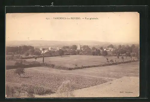 AK Varennes-les-Nevers, Vue generale
