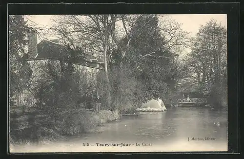 AK Toury-sur-Jour, Le Canal