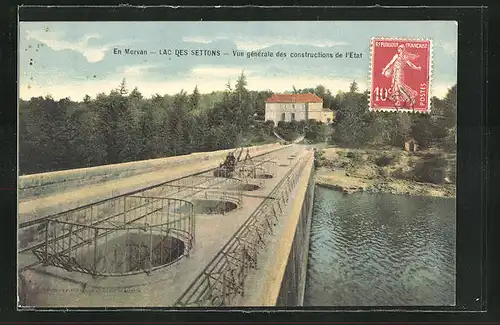 AK Montsauche, Vue generale des constructions de l'Etat