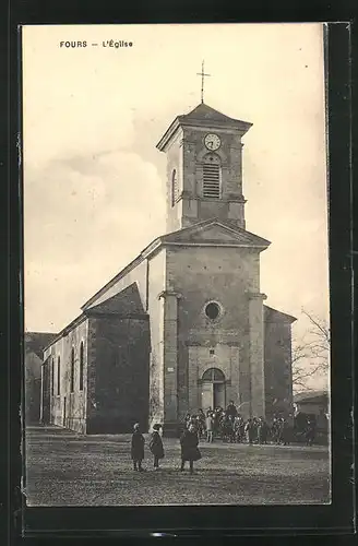 AK Fours, L`Église, Kirche