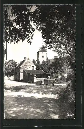 AK La Maison-Dieu, L`Eglise dans sa verdure