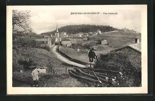 AK Montmelas-St-Sorlin, Vue Générale, Ortsansicht