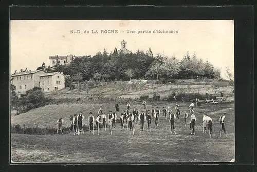 AK Notre-Dame-de-La-Roche, Une Partie d`Echasses