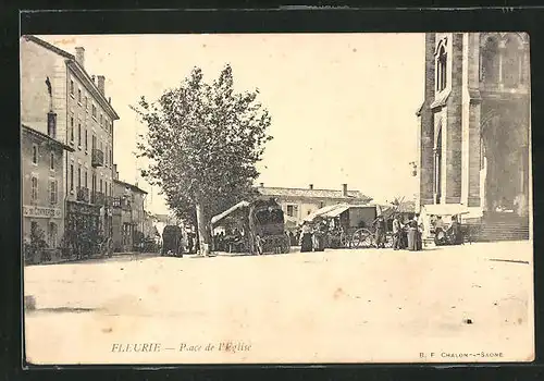 AK Fleurie, Place de l`Eglise