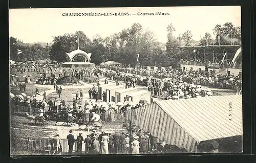 AK Charbonnières-les-Bains, Courses d`ânes