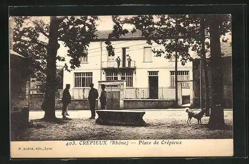 AK Crépieux, Place de Crépieux