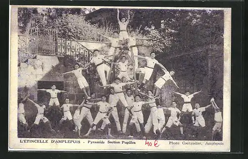 AK D'Amplepuis, Pyramidee Section Pupilles, Gymnastique